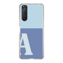 Slim Protection Case［ Original - initial two tone - A blue ］