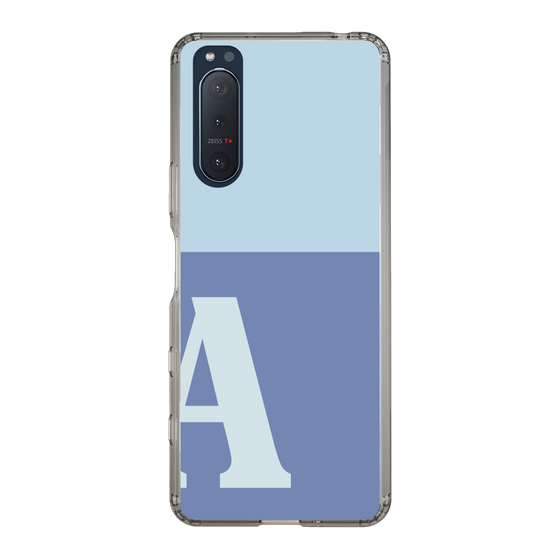 Slim Protection Case［ Original - initial two tone - A blue ］