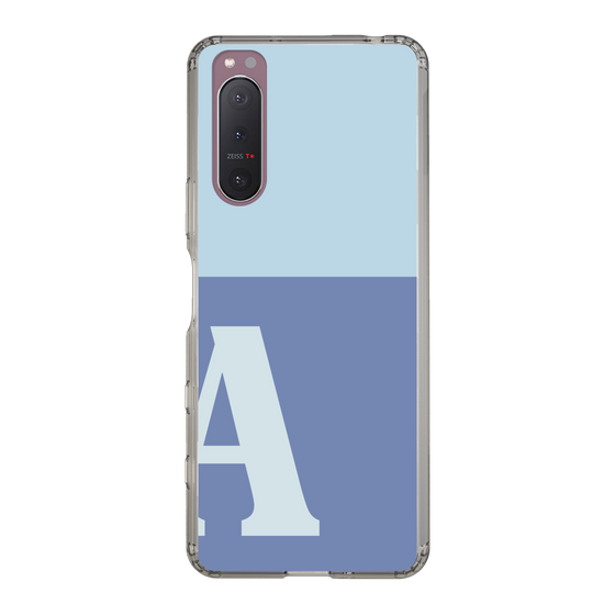 Slim Protection Case［ Original - initial two tone - A blue ］