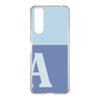 Slim Protection Case［ Original - initial two tone - A blue ］
