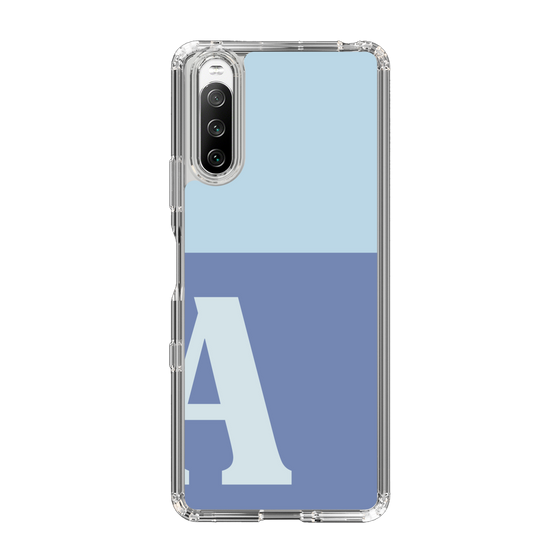 Slim Protection Case［ Original - initial two tone - A blue ］