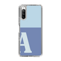 Slim Protection Case［ Original - initial two tone - A blue ］