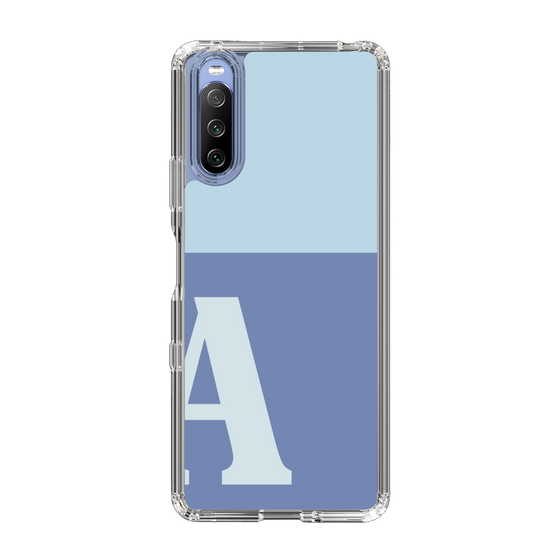 Slim Protection Case［ Original - initial two tone - A blue ］