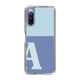 Slim Protection Case［ Original - initial two tone - A blue ］