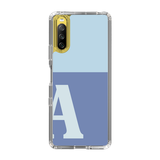 Slim Protection Case［ Original - initial two tone - A blue ］