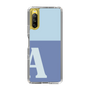 Slim Protection Case［ Original - initial two tone - A blue ］