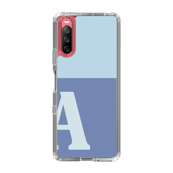 Slim Protection Case［ Original - initial two tone - A blue ］