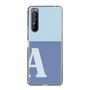 Slim Protection Case［ Original - initial two tone - A blue ］