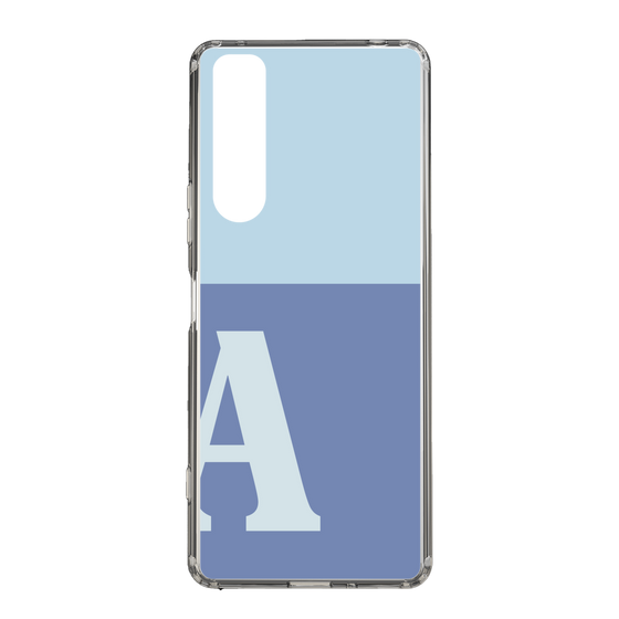 Slim Protection Case［ Original - initial two tone - A blue ］