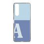 Slim Protection Case［ Original - initial two tone - A blue ］