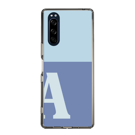 Slim Protection Case［ Original - initial two tone - A blue ］