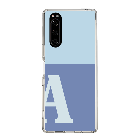 Slim Protection Case［ Original - initial two tone - A blue ］