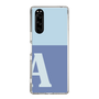 Slim Protection Case［ Original - initial two tone - A blue ］