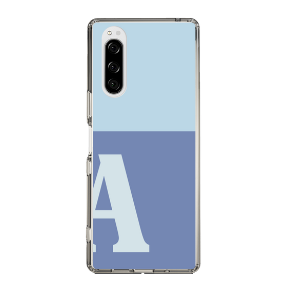 Slim Protection Case［ Original - initial two tone - A blue ］