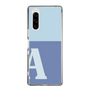 Slim Protection Case［ Original - initial two tone - A blue ］