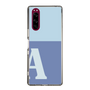 Slim Protection Case［ Original - initial two tone - A blue ］