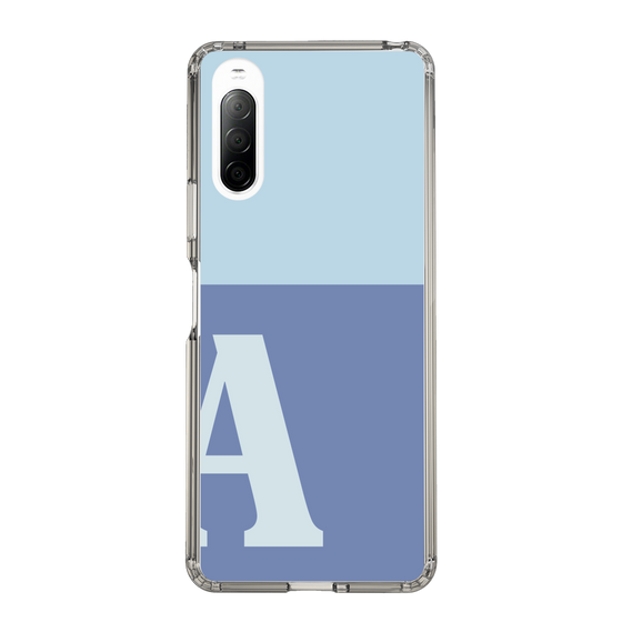 Slim Protection Case［ Original - initial two tone - A blue ］