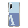 Slim Protection Case［ Original - initial two tone - A blue ］