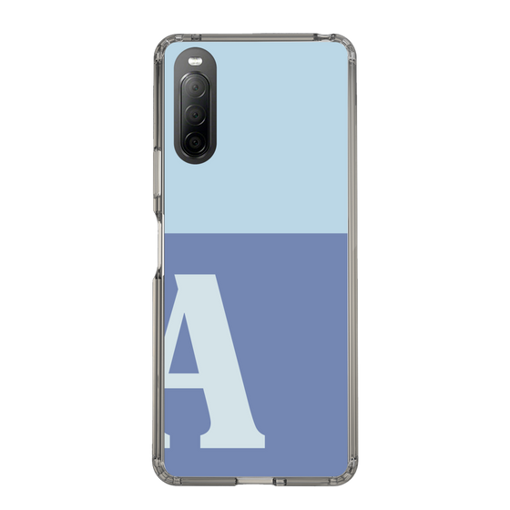 Slim Protection Case［ Original - initial two tone - A blue ］