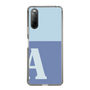 Slim Protection Case［ Original - initial two tone - A blue ］
