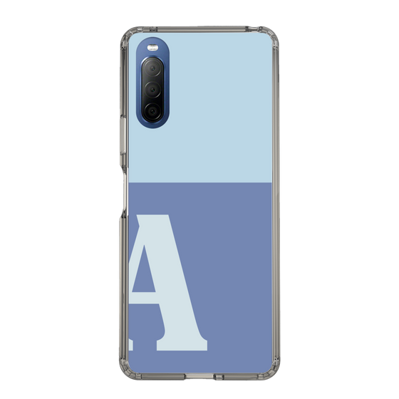 Slim Protection Case［ Original - initial two tone - A blue ］