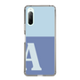 Slim Protection Case［ Original - initial two tone - A blue ］