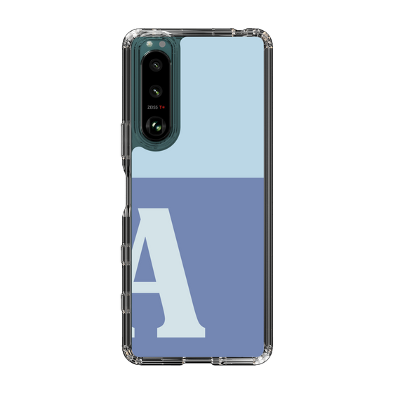 Slim Protection Case［ Original - initial two tone - A blue ］