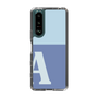 Slim Protection Case［ Original - initial two tone - A blue ］