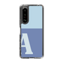 Slim Protection Case［ Original - initial two tone - A blue ］