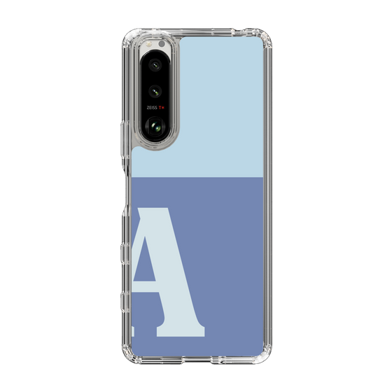 Slim Protection Case［ Original - initial two tone - A blue ］