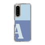 Slim Protection Case［ Original - initial two tone - A blue ］