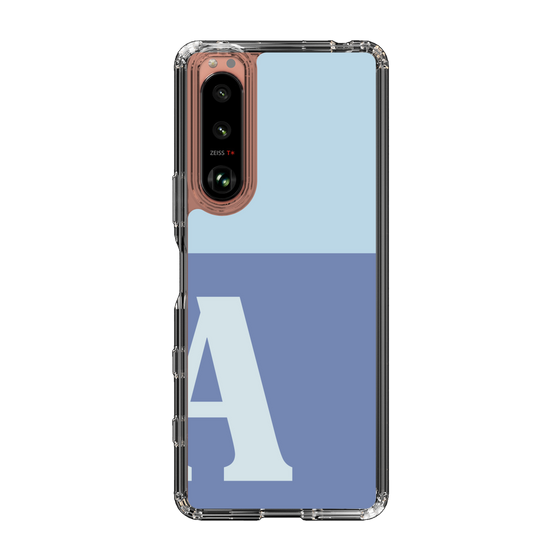 Slim Protection Case［ Original - initial two tone - A blue ］