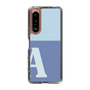 Slim Protection Case［ Original - initial two tone - A blue ］