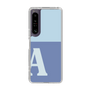 Slim Protection Case［ Original - initial two tone - A blue ］