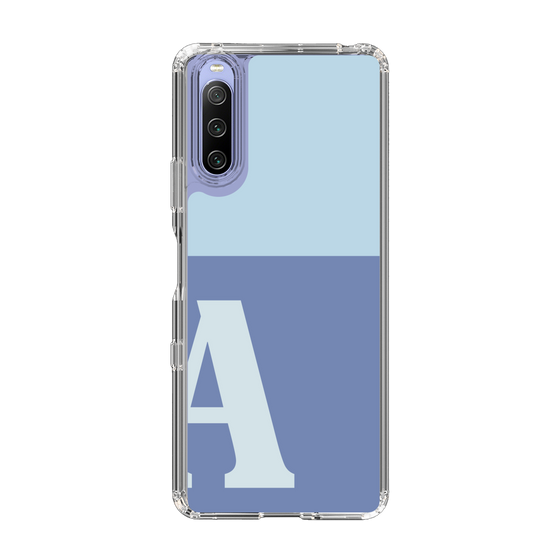 Slim Protection Case［ Original - initial two tone - A blue ］