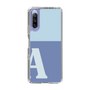 Slim Protection Case［ Original - initial two tone - A blue ］