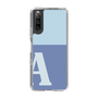 Slim Protection Case［ Original - initial two tone - A blue ］