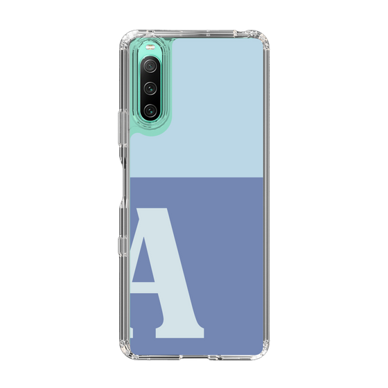 Slim Protection Case［ Original - initial two tone - A blue ］