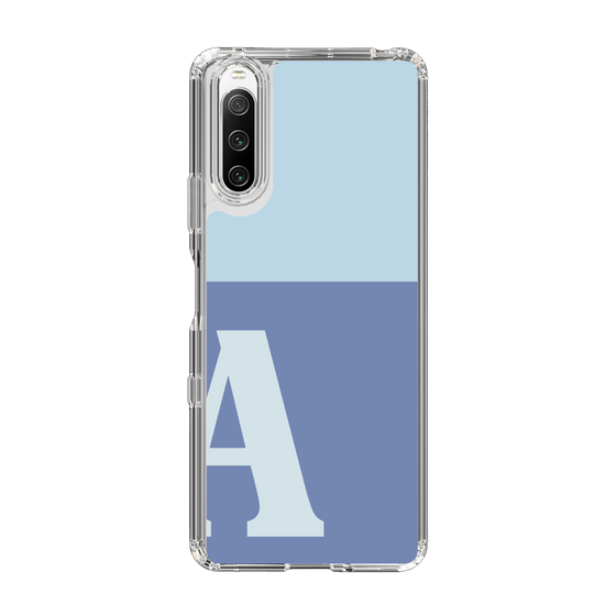 Slim Protection Case［ Original - initial two tone - A blue ］