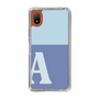 Slim Protection Case［ Original - initial two tone - A blue ］