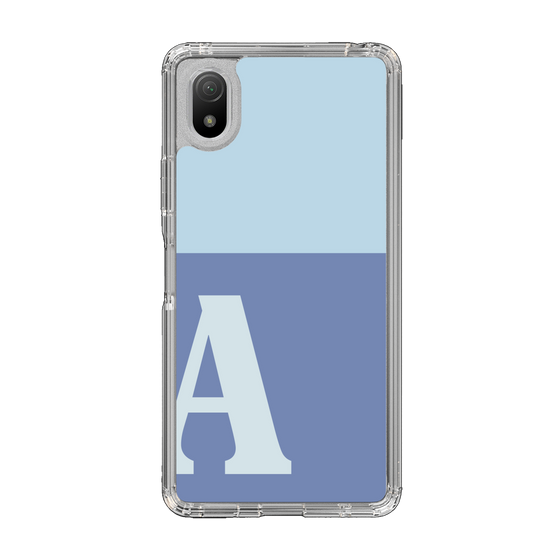 Slim Protection Case［ Original - initial two tone - A blue ］