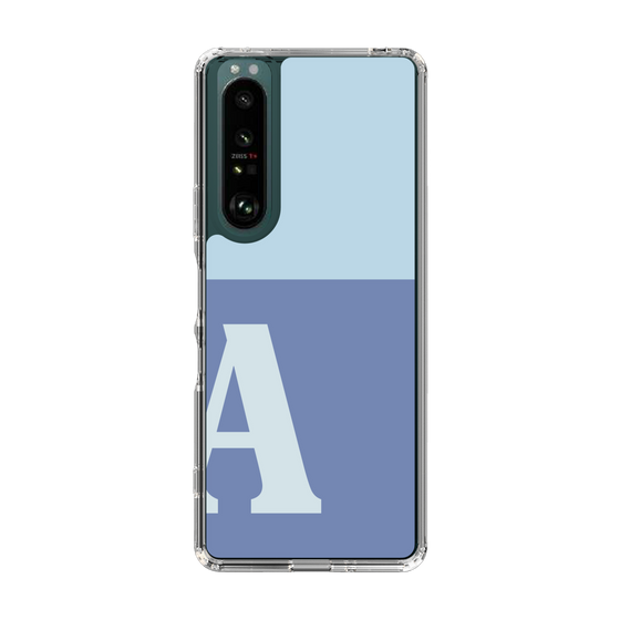 Slim Protection Case［ Original - initial two tone - A blue ］