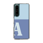 Slim Protection Case［ Original - initial two tone - A blue ］