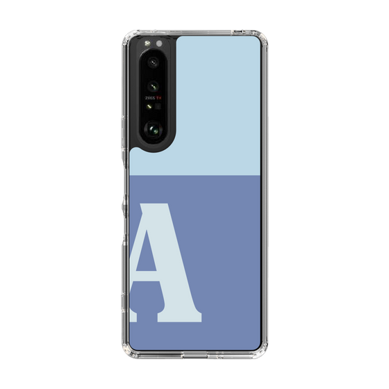 Slim Protection Case［ Original - initial two tone - A blue ］