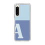 Slim Protection Case［ Original - initial two tone - A blue ］