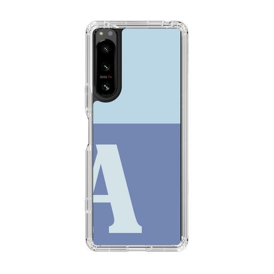 Slim Protection Case［ Original - initial two tone - A blue ］