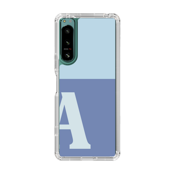 Slim Protection Case［ Original - initial two tone - A blue ］