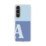 Slim Protection Case［ Original - initial two tone - A blue ］