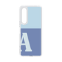 Slim Protection Case［ Original - initial two tone - A blue ］
