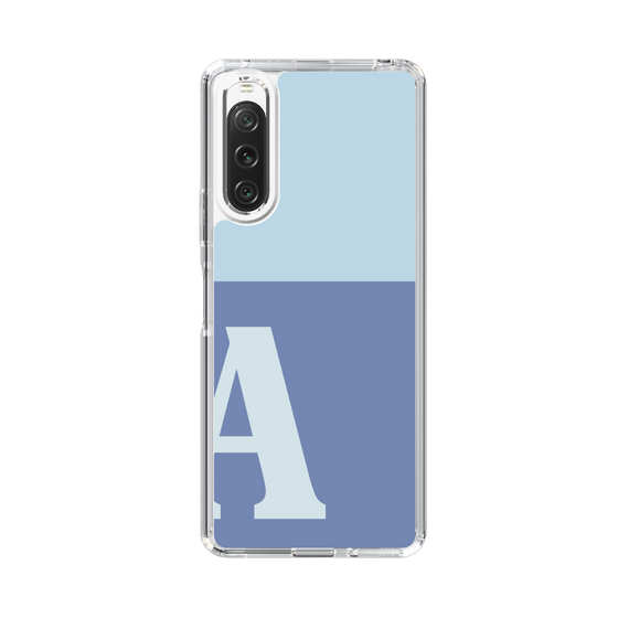 Slim Protection Case［ Original - initial two tone - A blue ］